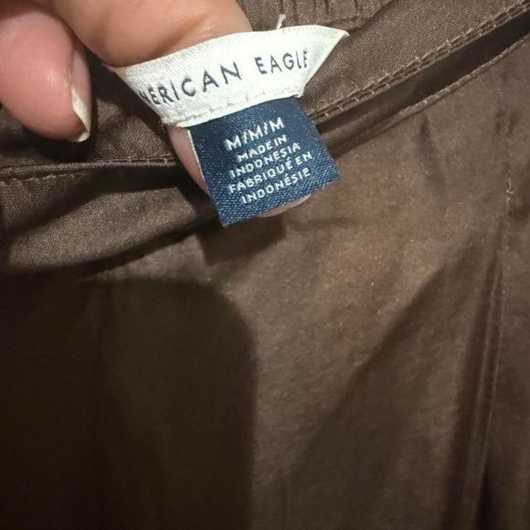 American Eagle Outfitters Brown Satin Pants NWT - Picture 5 of 8